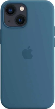 Чехол силиконовый для iPhone 13 mini Apple MagSafe (полярная лазурь)