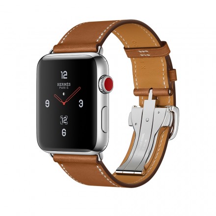  Умные часы Apple Watch HERMES+ 42mm GPS + CELLULAR (коричневый ремешок)