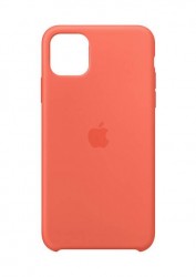 Чехол для iPhone 12 Silicon Case Protect (оранжевый)